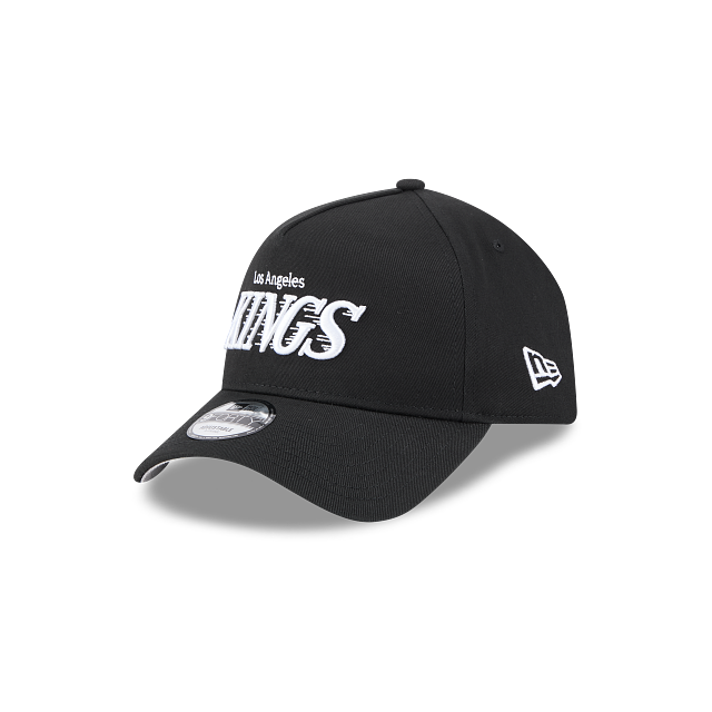 New Era 9Forty AFrame LA Kings Cap Black White Logo
