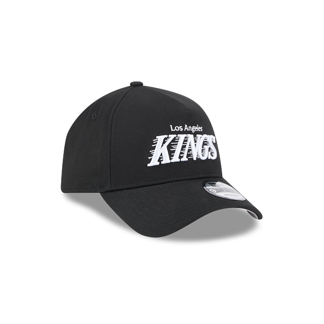 New Era 9Forty AFrame LA Kings Cap Black White Logo
