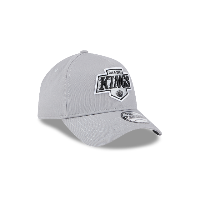 New Era 9Forty AFrame LA Kings Cap Grey Black Logo