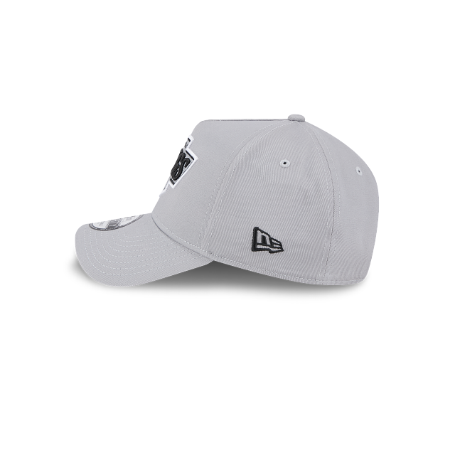 New Era 9Forty AFrame LA Kings Cap Grey Black Logo
