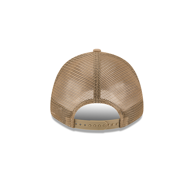 New Era 9Forty AFrame LA Kings Trucker Cap Tan White Logo