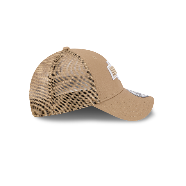 New Era 9Forty AFrame LA Kings Trucker Cap Tan White Logo