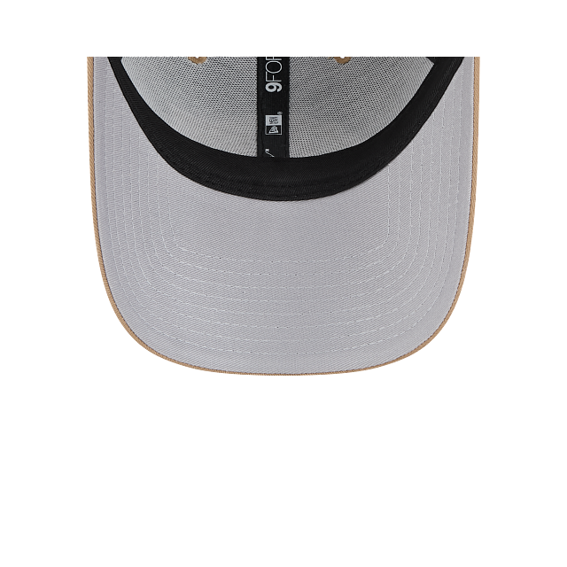New Era 9Forty AFrame LA Lakers Trucker Cap Tan White Logo