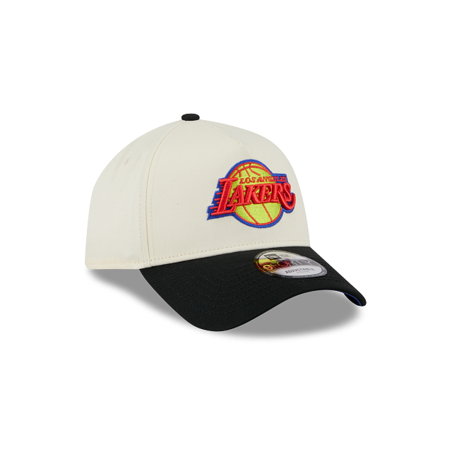 New Era 9Forty AFrame LA Lakers WHite Thermo Logo Cap