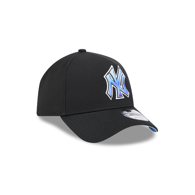 New Era 9Forty AFrame NY Yankees Cap Black Deep Sea Blend Logo