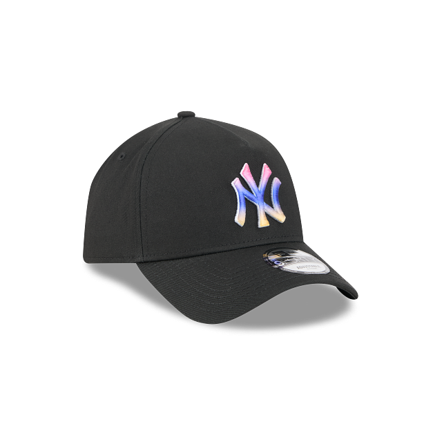 New Era 9Forty AFrame NY Yankees Cap Black Tropical Blend Logo