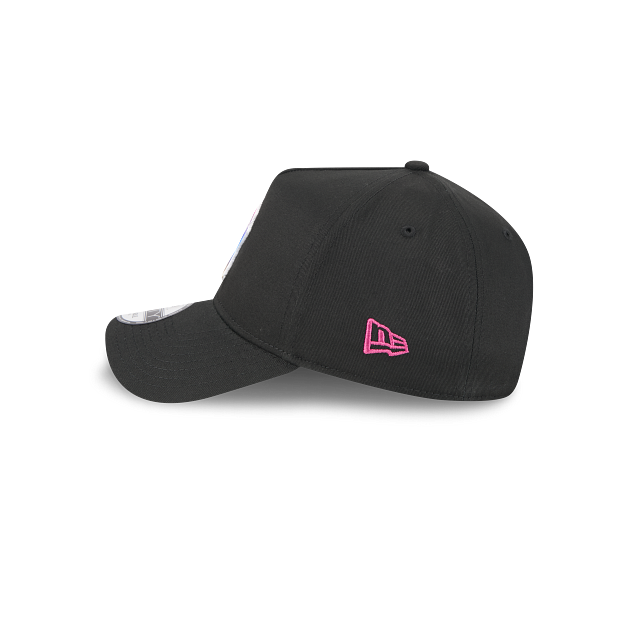 New Era 9Forty AFrame NY Yankees Cap Black Tropical Blend Logo