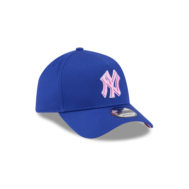 New Era 9Forty AFrame New York Yankees Blue Pink Cap