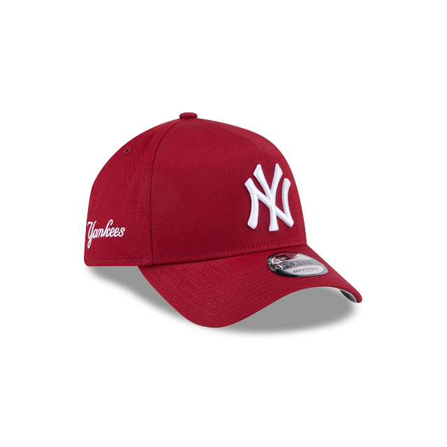 New Era 9Forty AFrame New York Yankees Cap Red White Logo