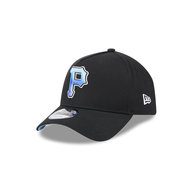 New Era 9Forty AFrame Pittsburgh Pirates Cap Black Deep Sea Blend Logo