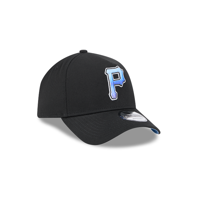New Era 9Forty AFrame Pittsburgh Pirates Cap Black Deep Sea Blend Logo