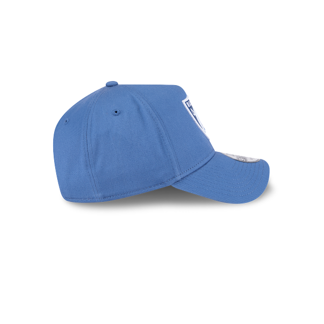 New Era 9Forty AFrame Raiders Cap Indigo White Logo