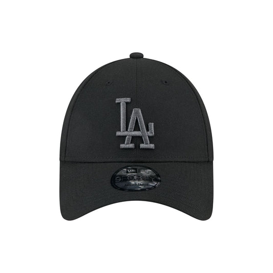 New Era 9Forty Snapback LA Lakers Cap Black Metallic Black Logo