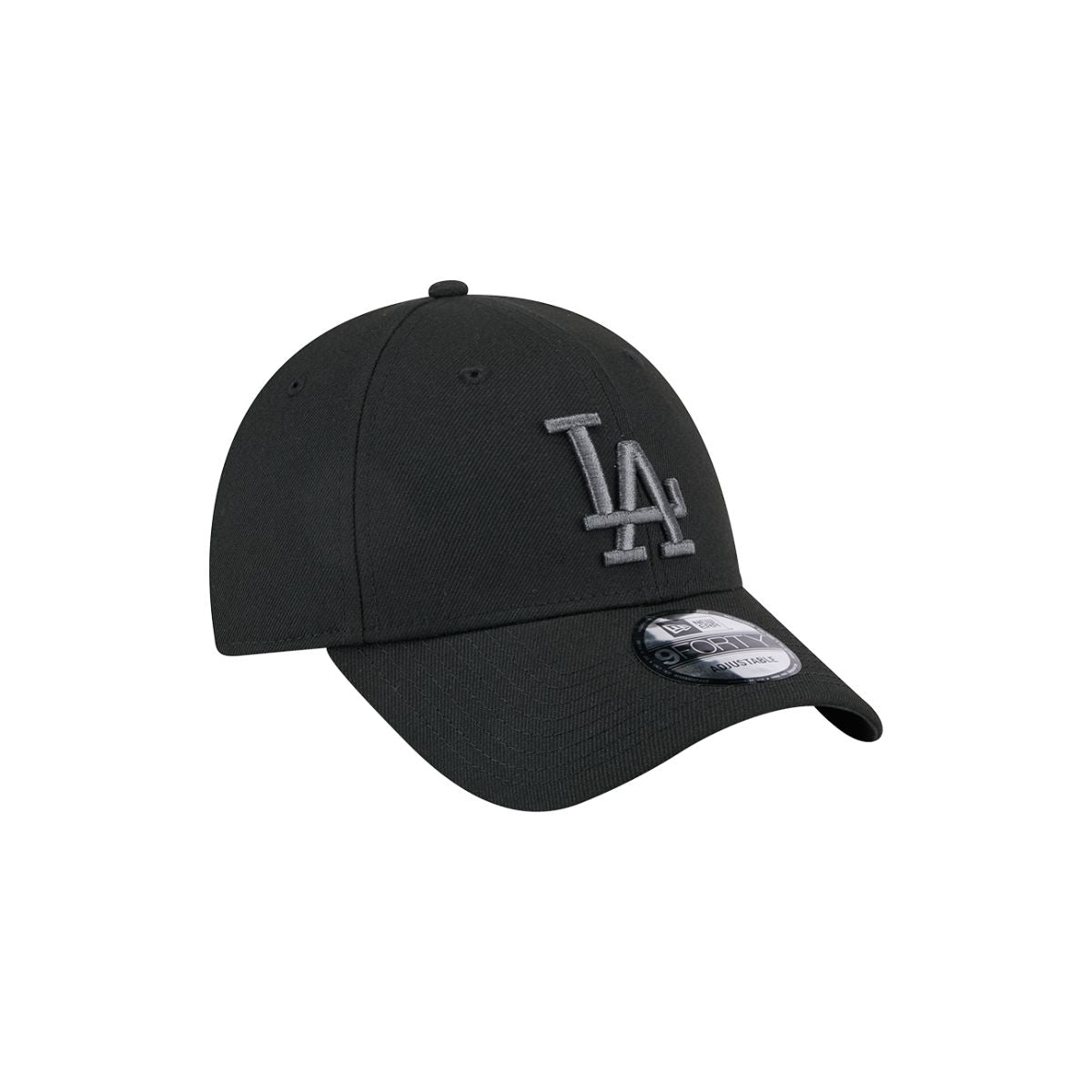 New Era 9Forty Snapback LA Lakers Cap Black Metallic Black Logo