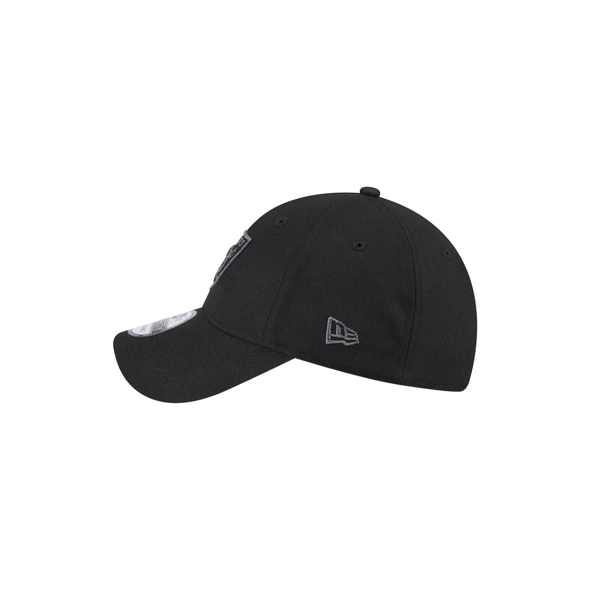 New Era 9Forty Snapback Raiders Cap Black Metallic Black Logo