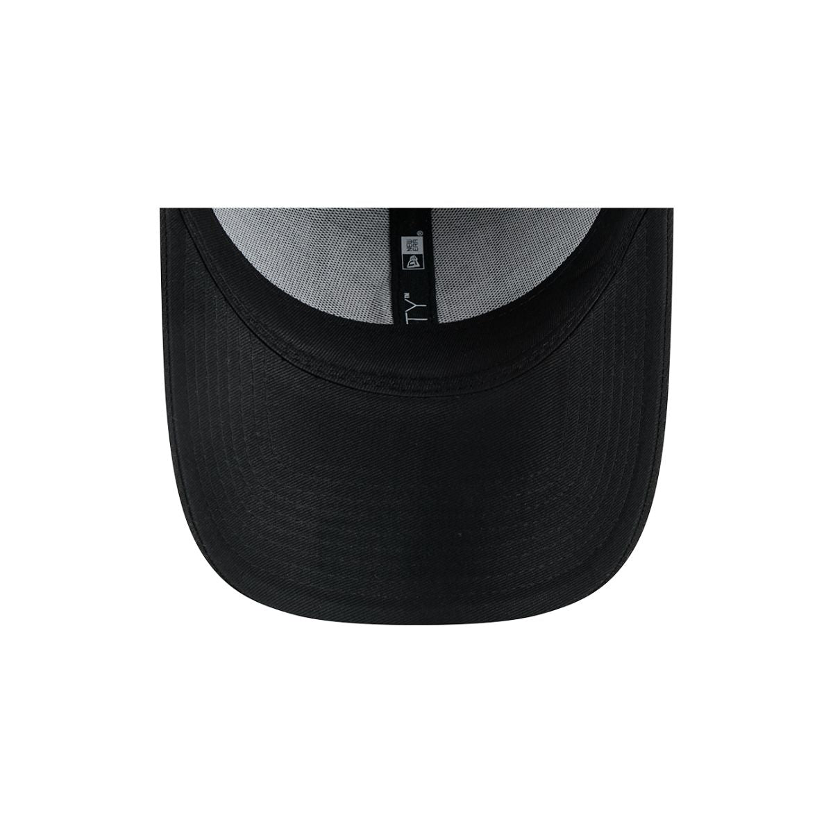 New Era 9Forty Snapback Raiders Cap Black Metallic Black Logo