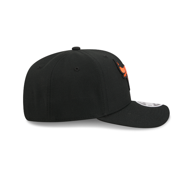 New Era 9Seventy Chicago Bulls Black Orange Cap