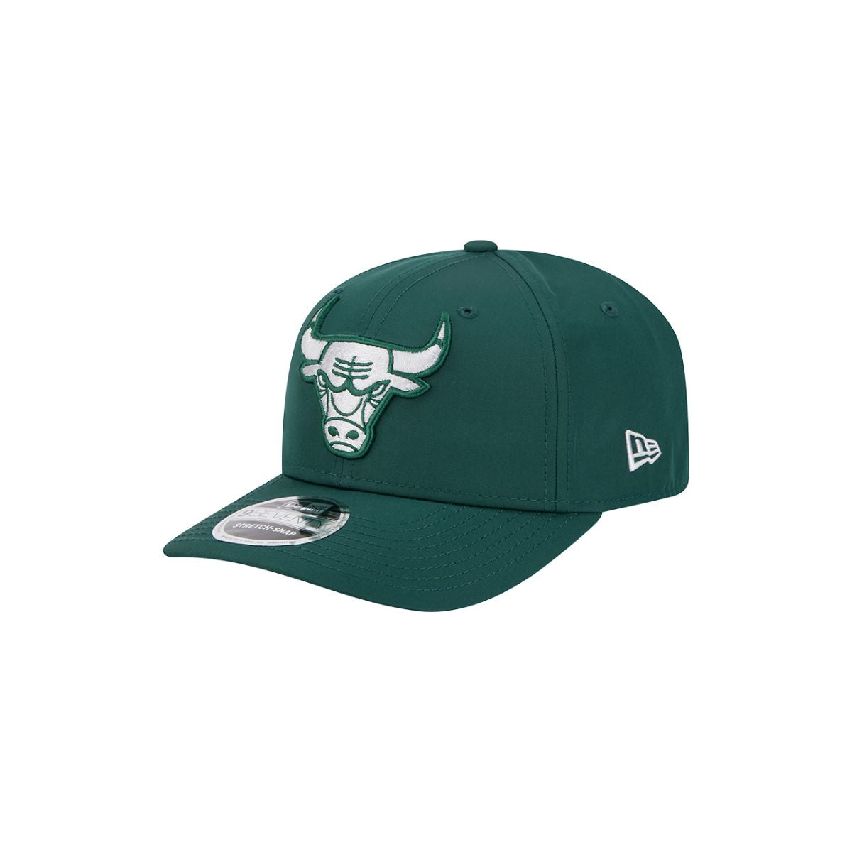 New Era 9Seventy Chicago Bulls Cap Dark Green Grey Logo