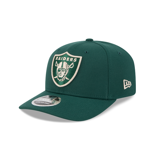 New Era 9Seventy Raiders Cap Dark Green Silver Logo