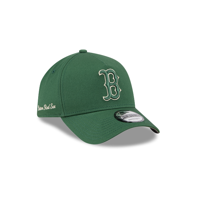 New Era 9forty AFrame Cilantro Green Boston Red Sox Cap