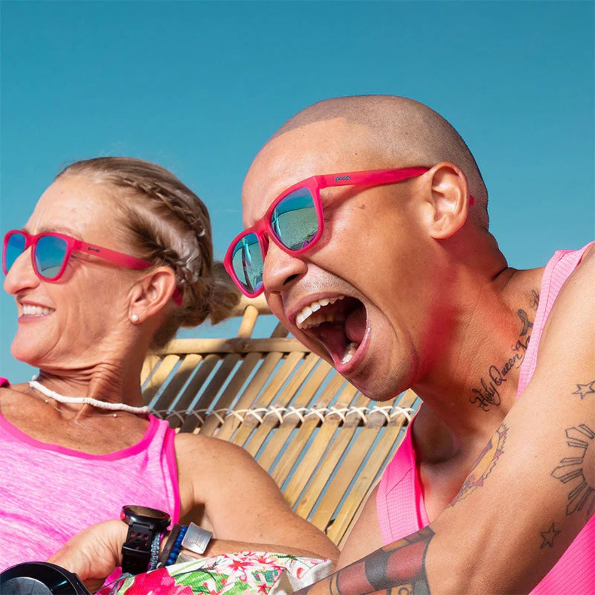 Goodr Flamingo on a Booze Cruise OG Sunglasses