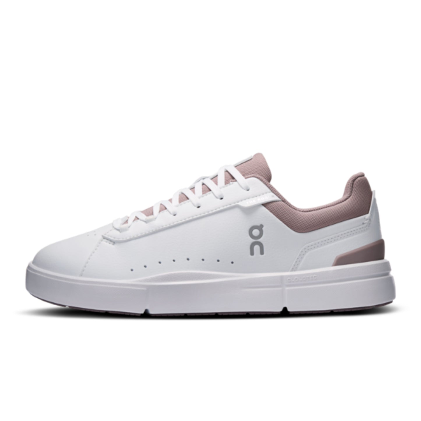On Running The Roger Advantage Womens White Heron Sneaker