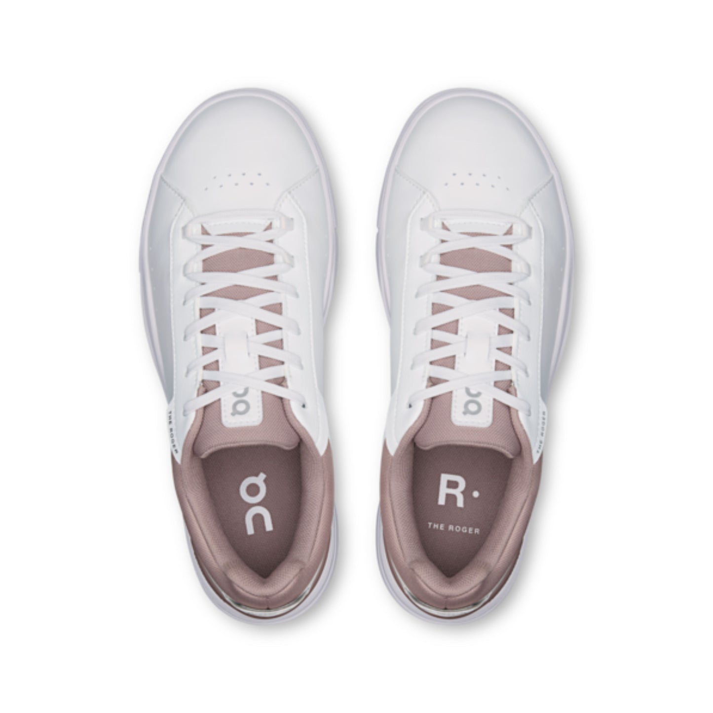 On Running The Roger Advantage Womens White Heron Sneaker
