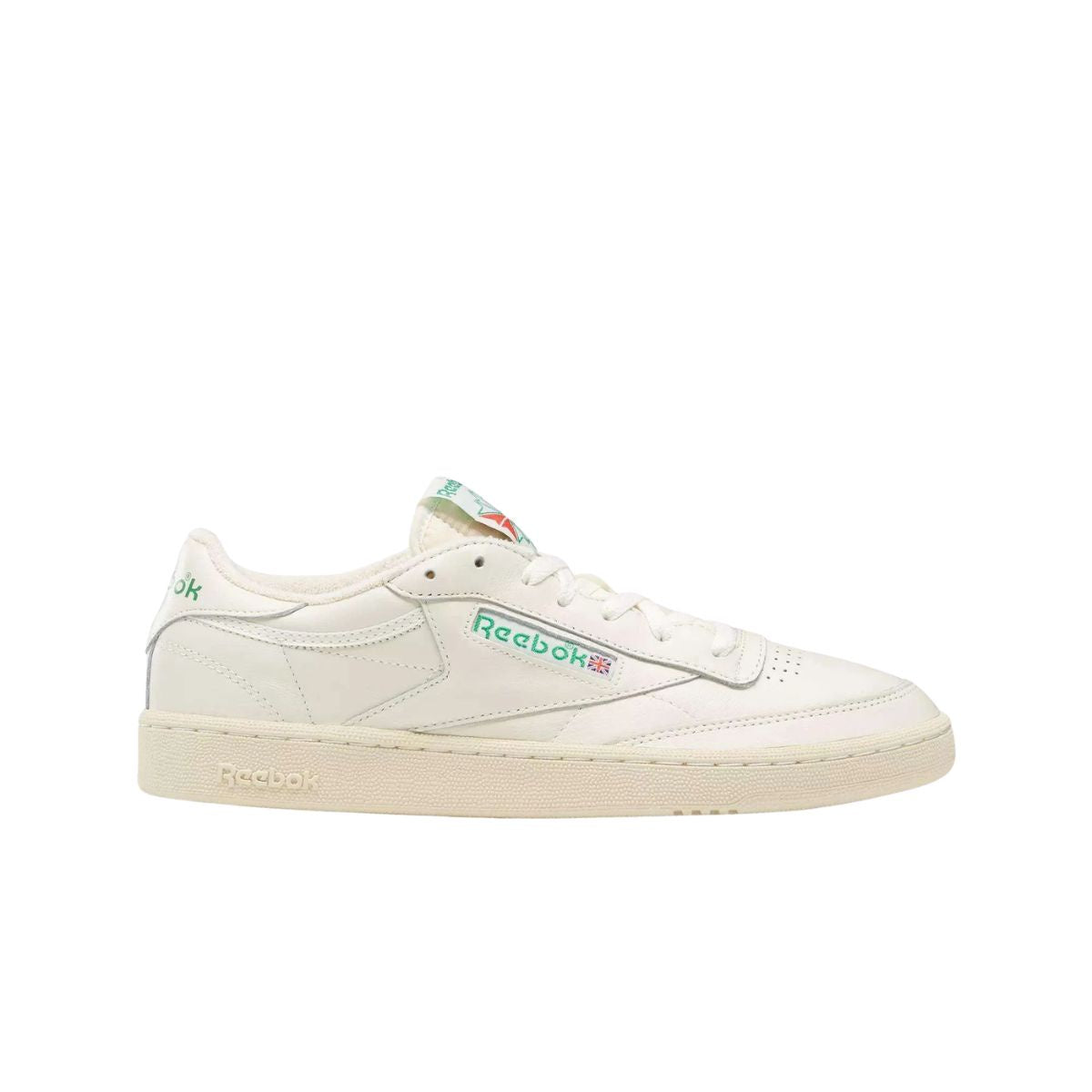 Reebok Club C 85 Vintage Chalk With Green Unisex Sneaker