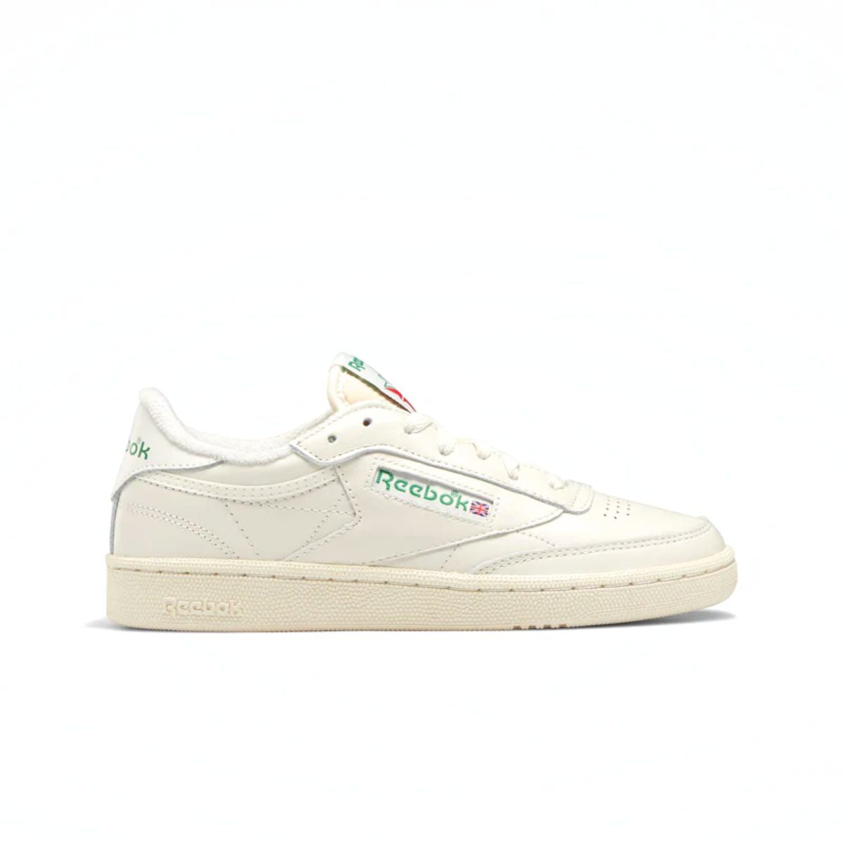 Reebok Club C 85 Vintage Chalk With Green Unisex Sneaker