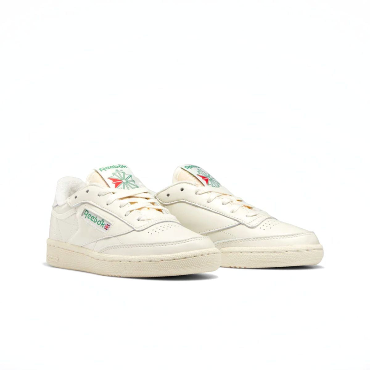 Reebok Club C 85 Vintage Chalk With Green Unisex Sneaker