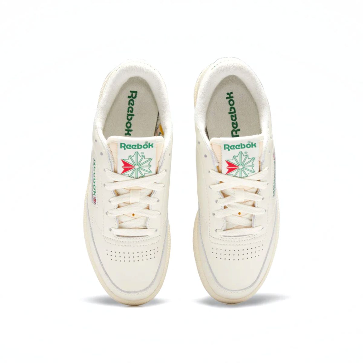 Reebok Club C 85 Vintage Chalk With Green Unisex Sneaker
