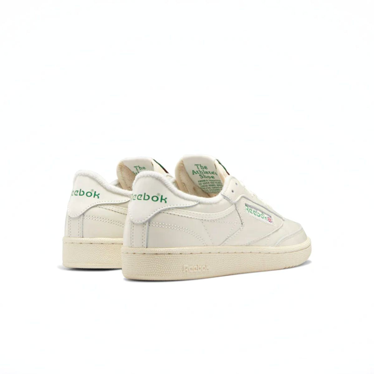 Reebok Club C 85 Vintage Chalk With Green Unisex Sneaker