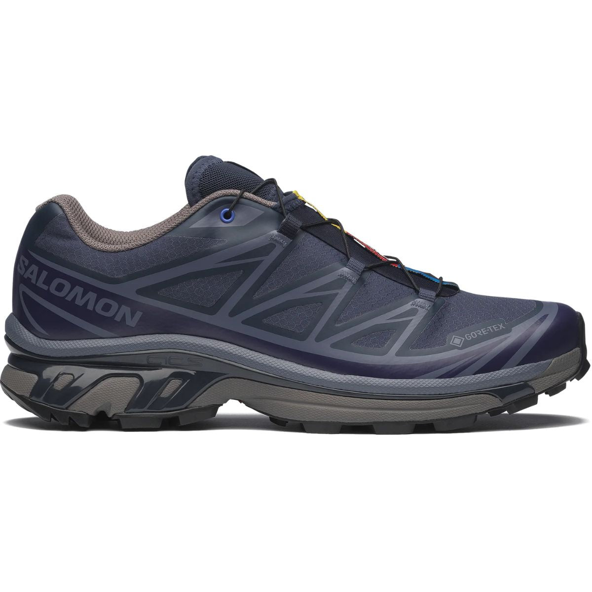 Salomon XT 6 GTX Unisex Sneaker Blue Nights Astral Aura Plum Kitten