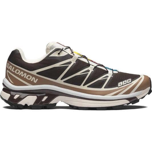 Salomon XT6 Black Coffee Burro Bitter Chocolate Unisex Sneaker