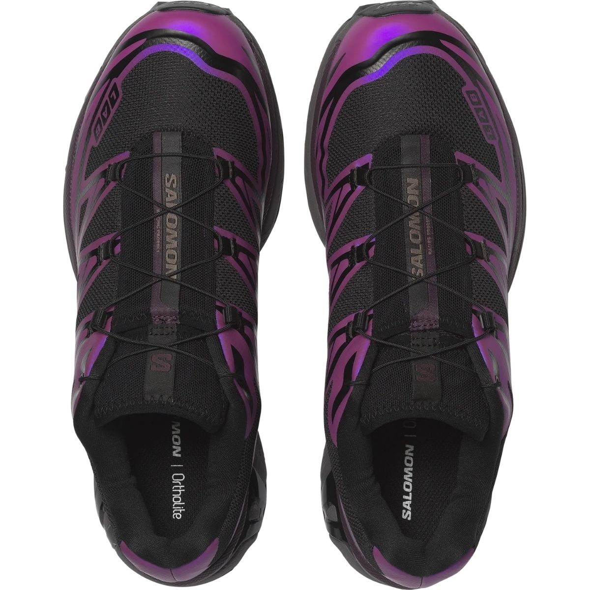 Salomon XT6 Unisex Sneaker  Iridescent Black Hollyhock Plum Perfect