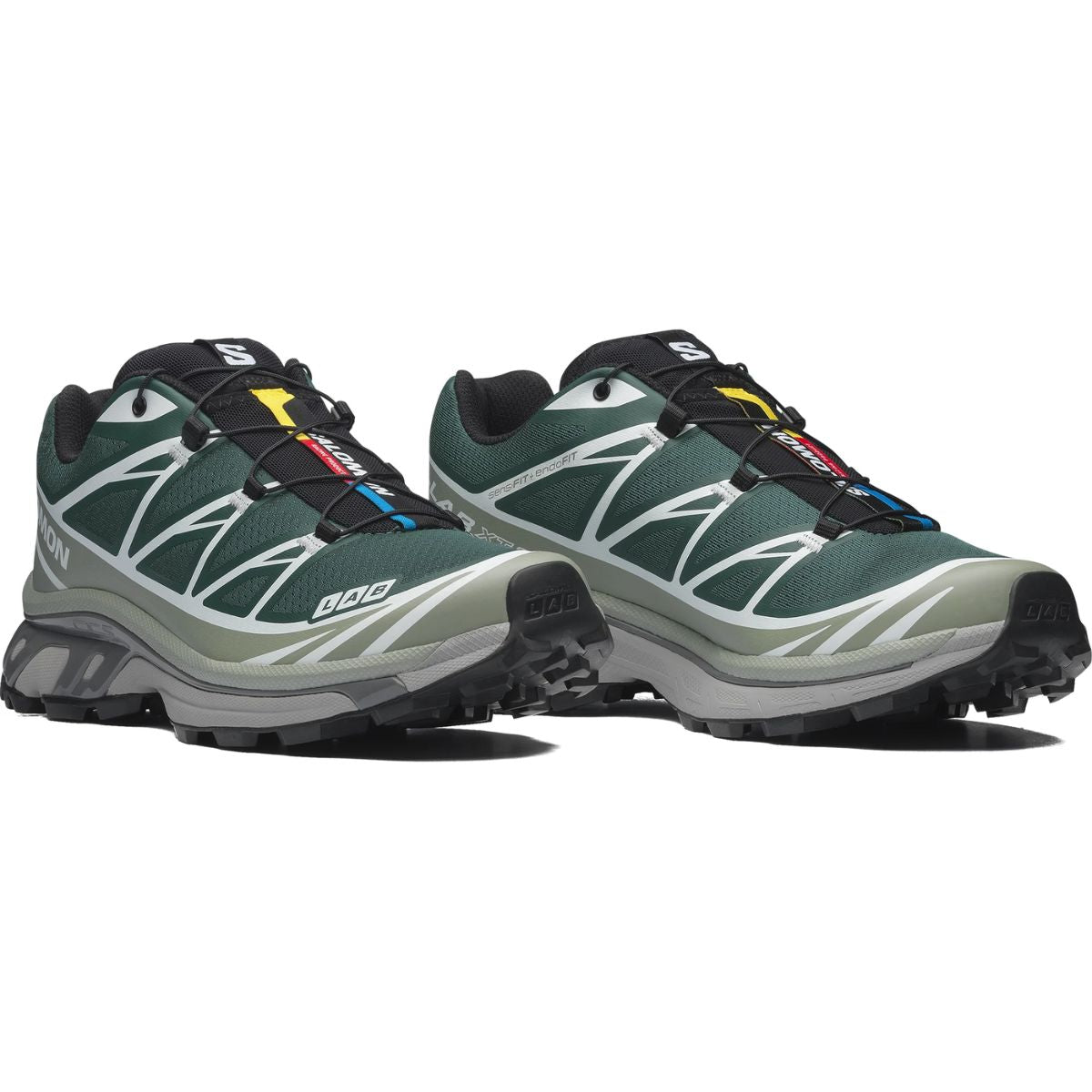 Salomon XT 6  Unisex Sneaker Bistro Green Green Milieu Black