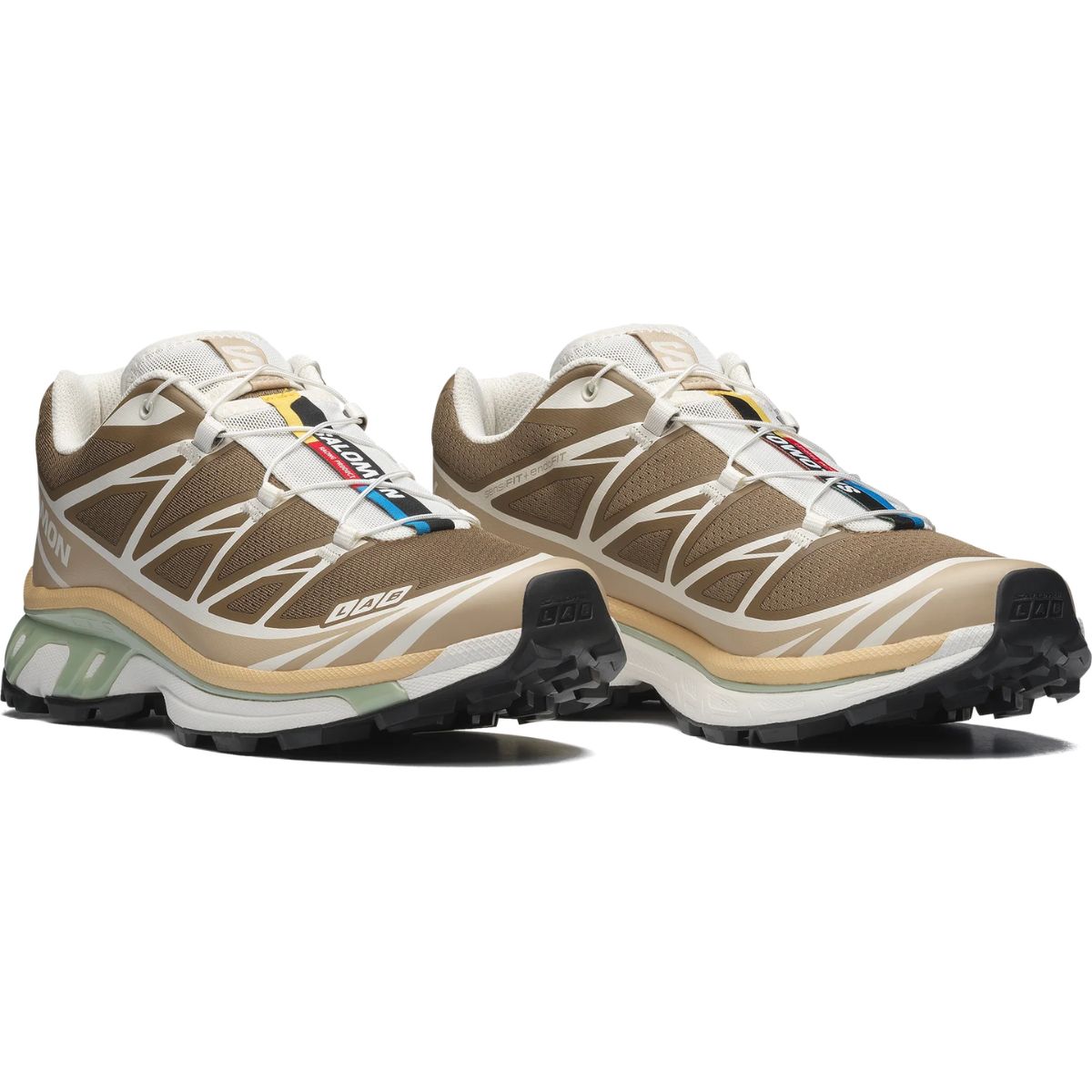 Salomon XT 6 Unisex Sneaker Coyote Brown Safari Sahara Sun
