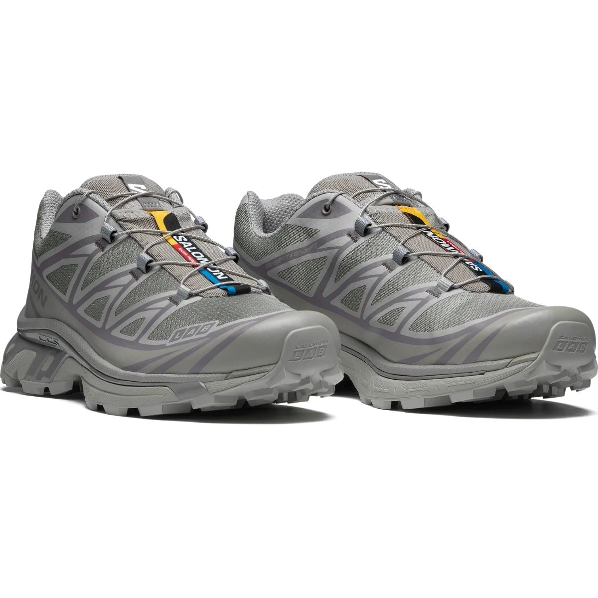 Salomon XT 6 Unisex Sneaker Ghost Gray Gray Flannel