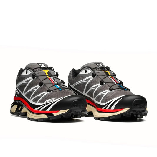 Salomon XT 6 Pewter Black Turmeric Unisex Sneaker