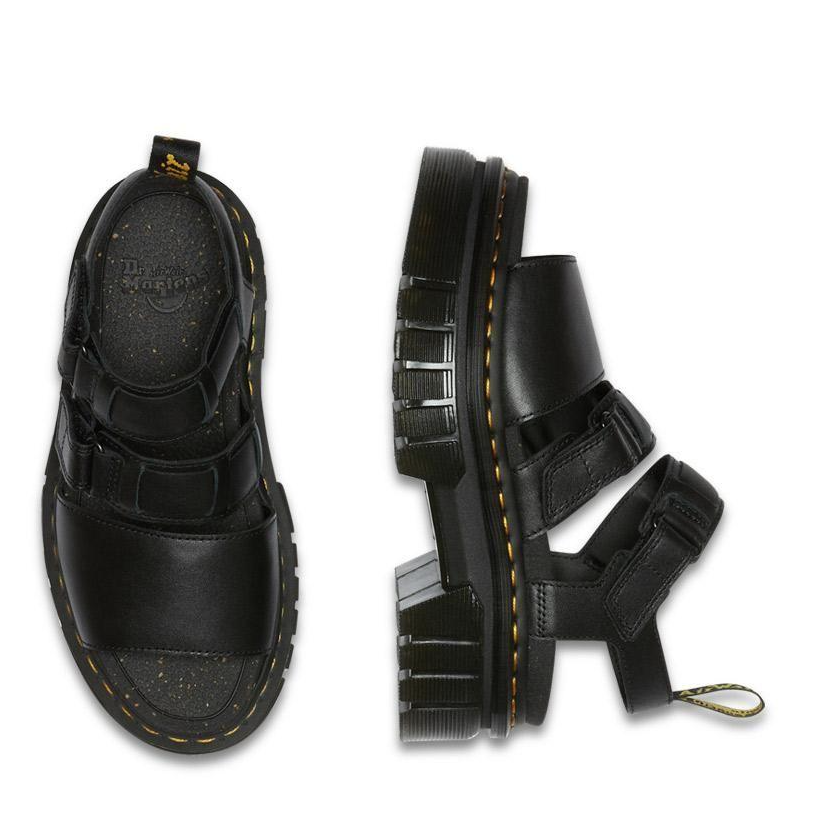 Dr Martens Ricki 3 Strap Sandal Black - Last Pair UK6.5
