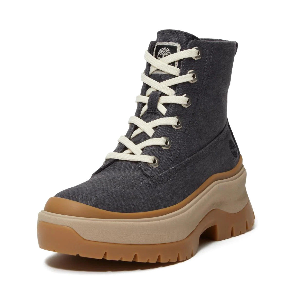 Timberland Roxie Lane Mid Dark Grey Canvas