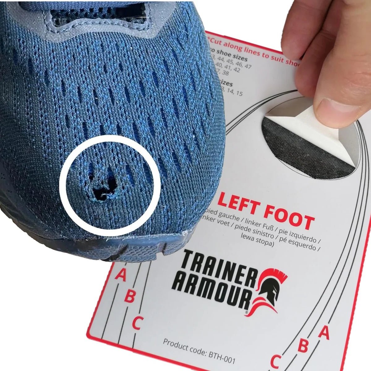 Trainer Armour Big Toe Hole Preventer