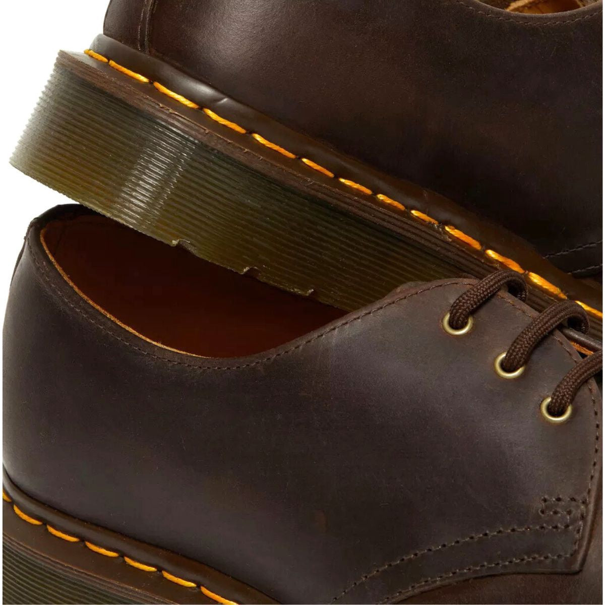 Dr Martens 1461 Dark Brown Crazy Horse Shoe