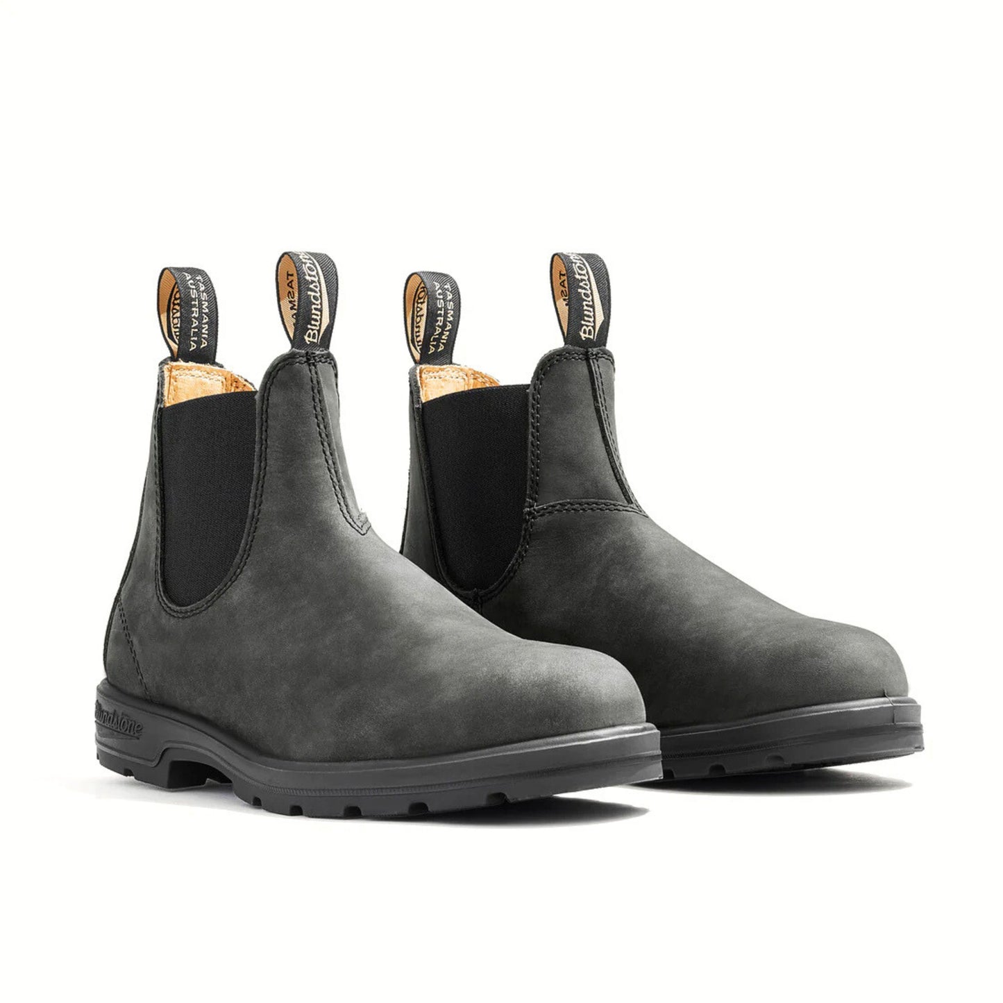 Blundstone 587 Rustic Black Chelsea Boot