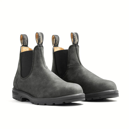 Blundstone 587 Rustic Black Chelsea Boot