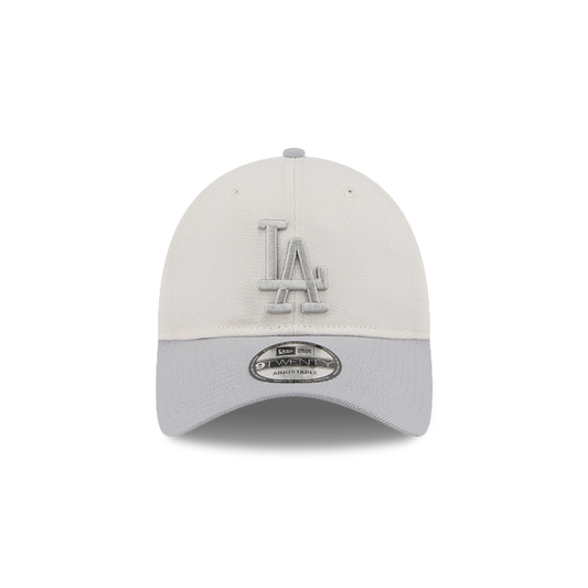 New Era 9Twenty LA Dodgers Stone Grey Logo