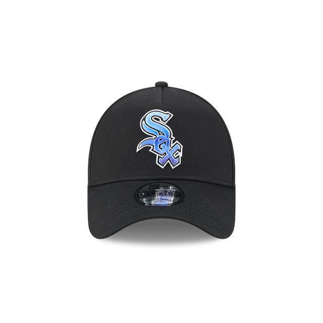 New Era 9Forty AFrame Chicago White Sox Cap Black Deep Sea Blend Logo