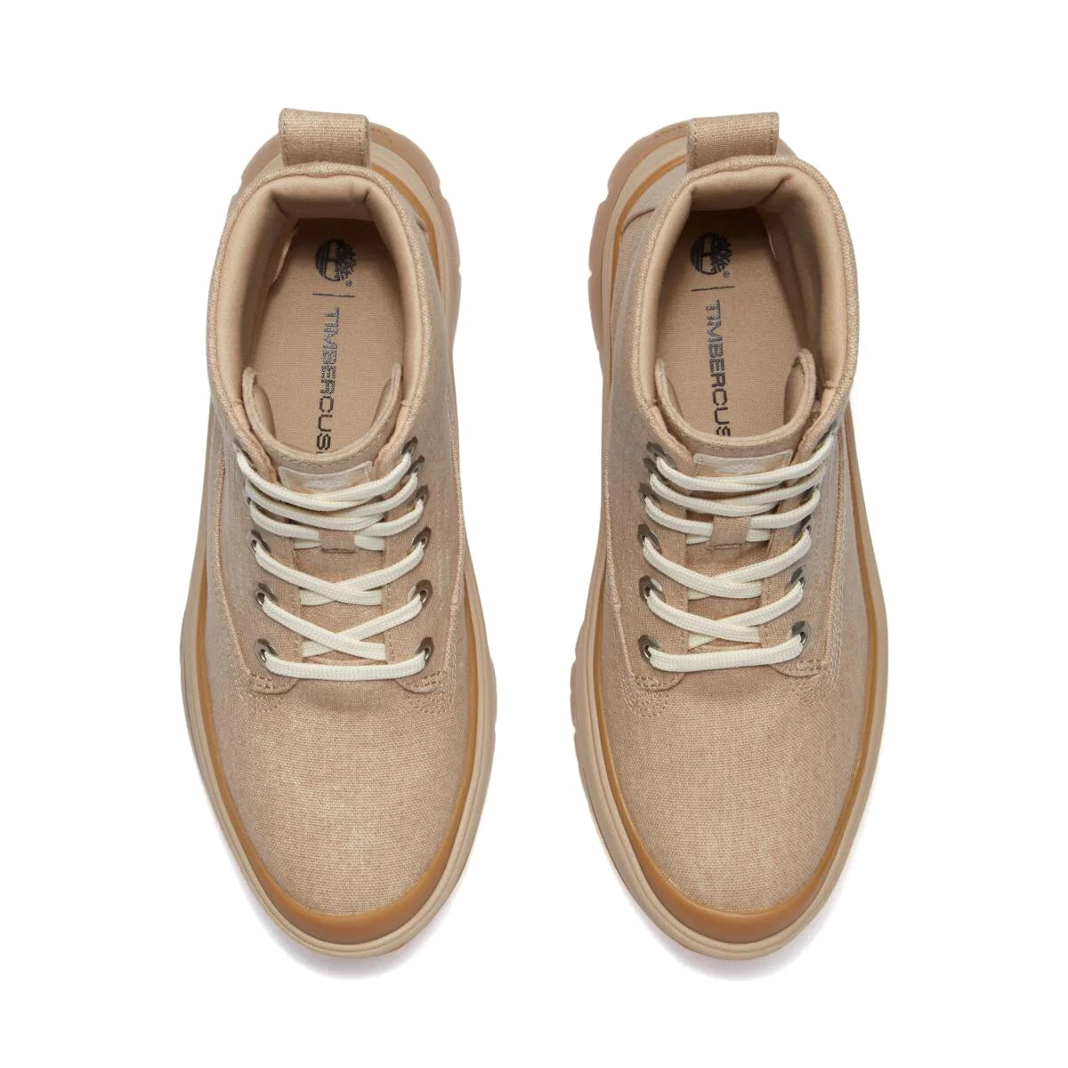 Timberland Roxie Lane Mid Light Beige Canvas