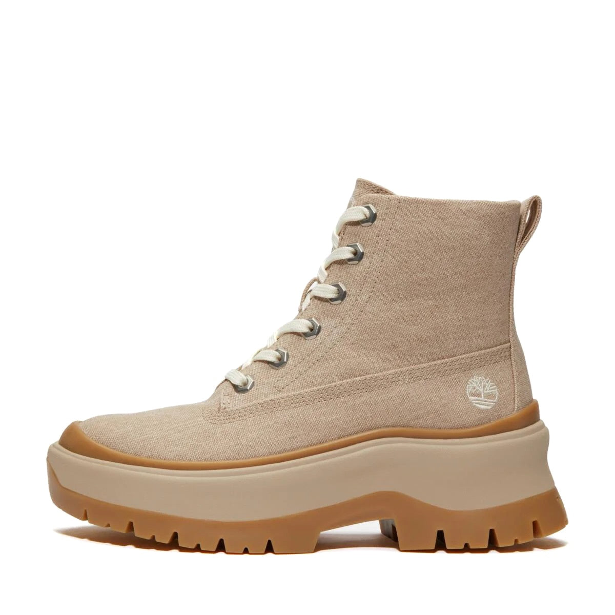 Timberland Roxie Lane Mid Light Beige Canvas