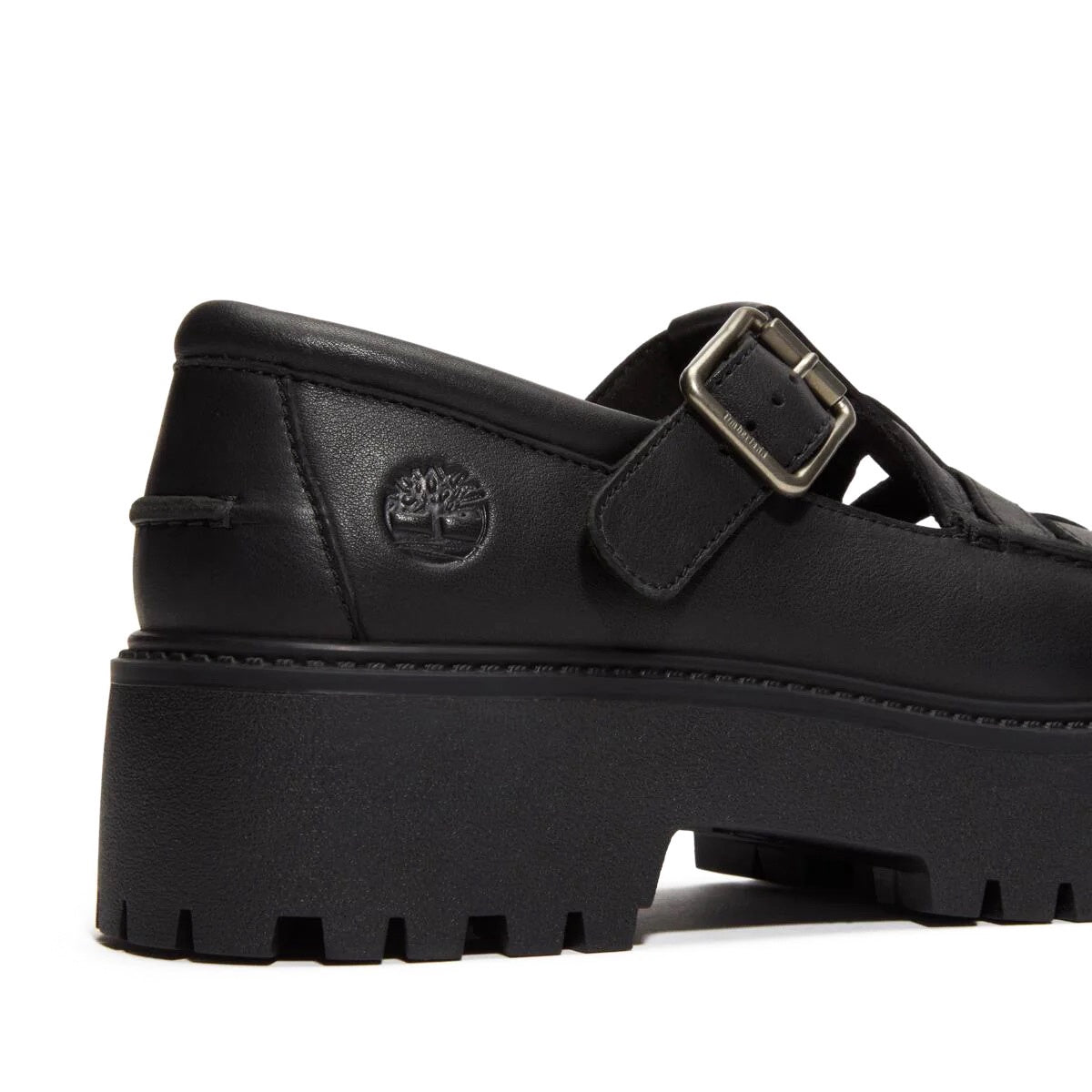Timberland Stone Street Buckle  Black Full Grain